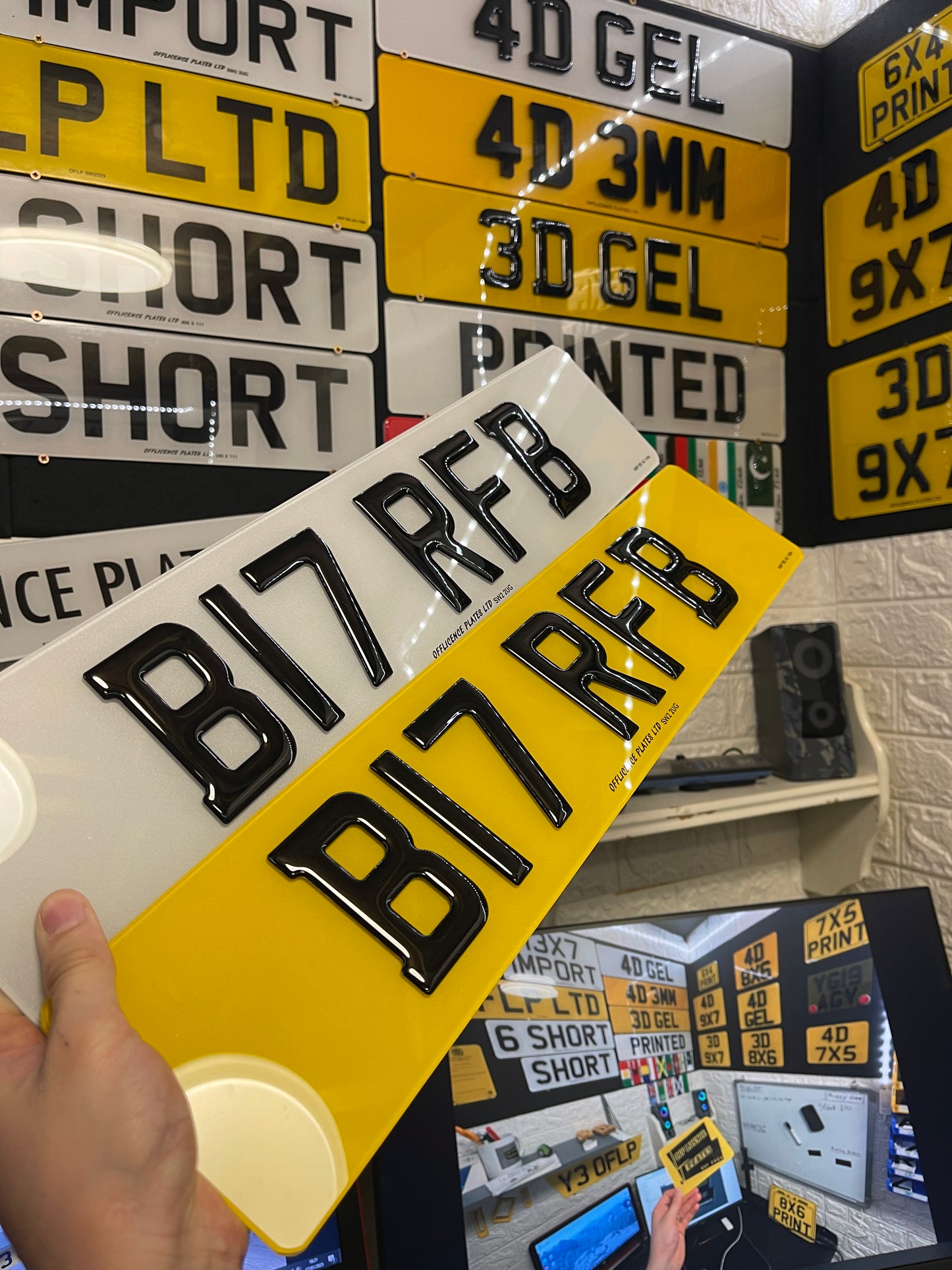 3D 4D 3mm Gel Number Plates - Design Your Number Plates Road Legal