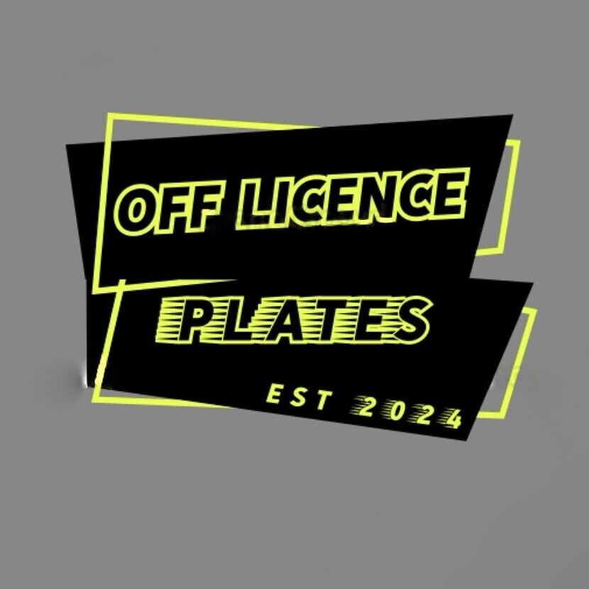 Small 7X5 Plate Motorbike Motorcycle Reflective Track Day Novelty Show Number